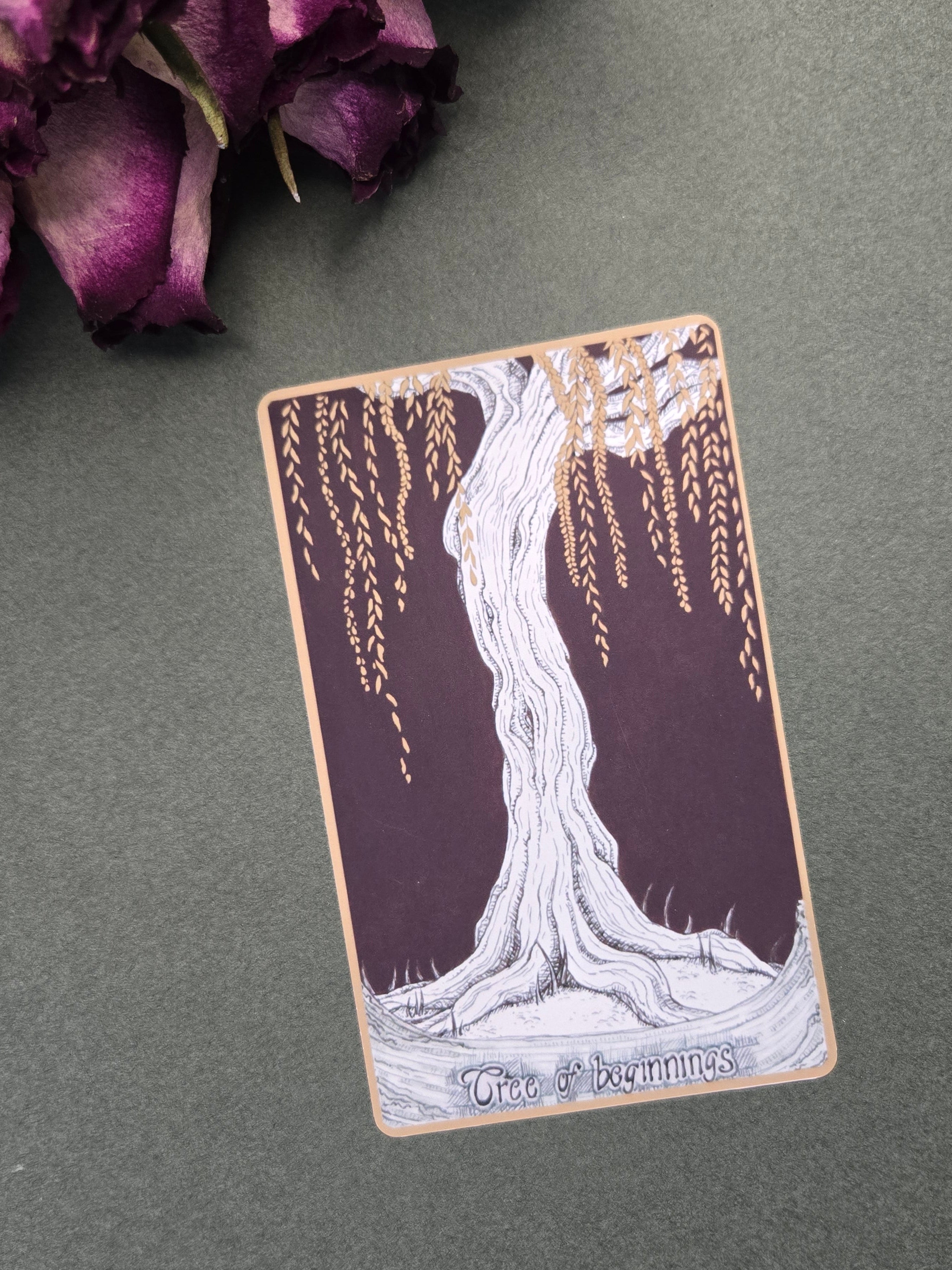Tree of Beginnings Tarot Card