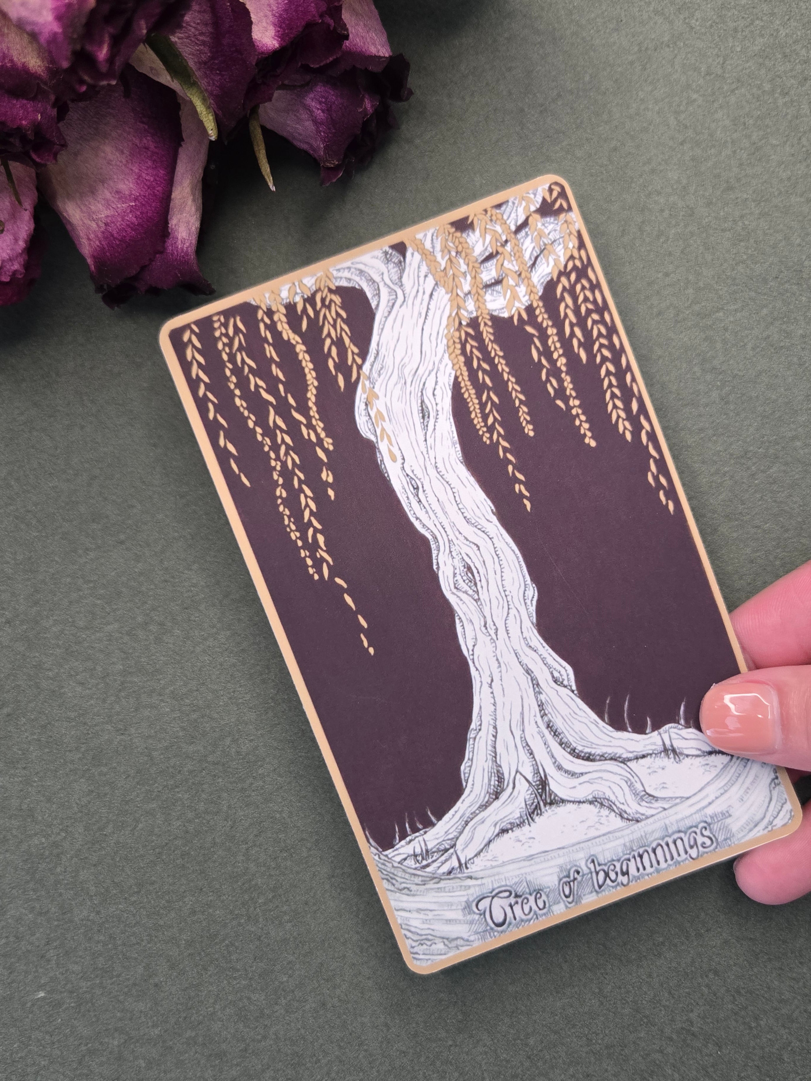 Tree of Beginnings Tarot Card