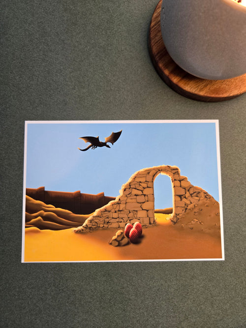 Desert Dragon Art Print