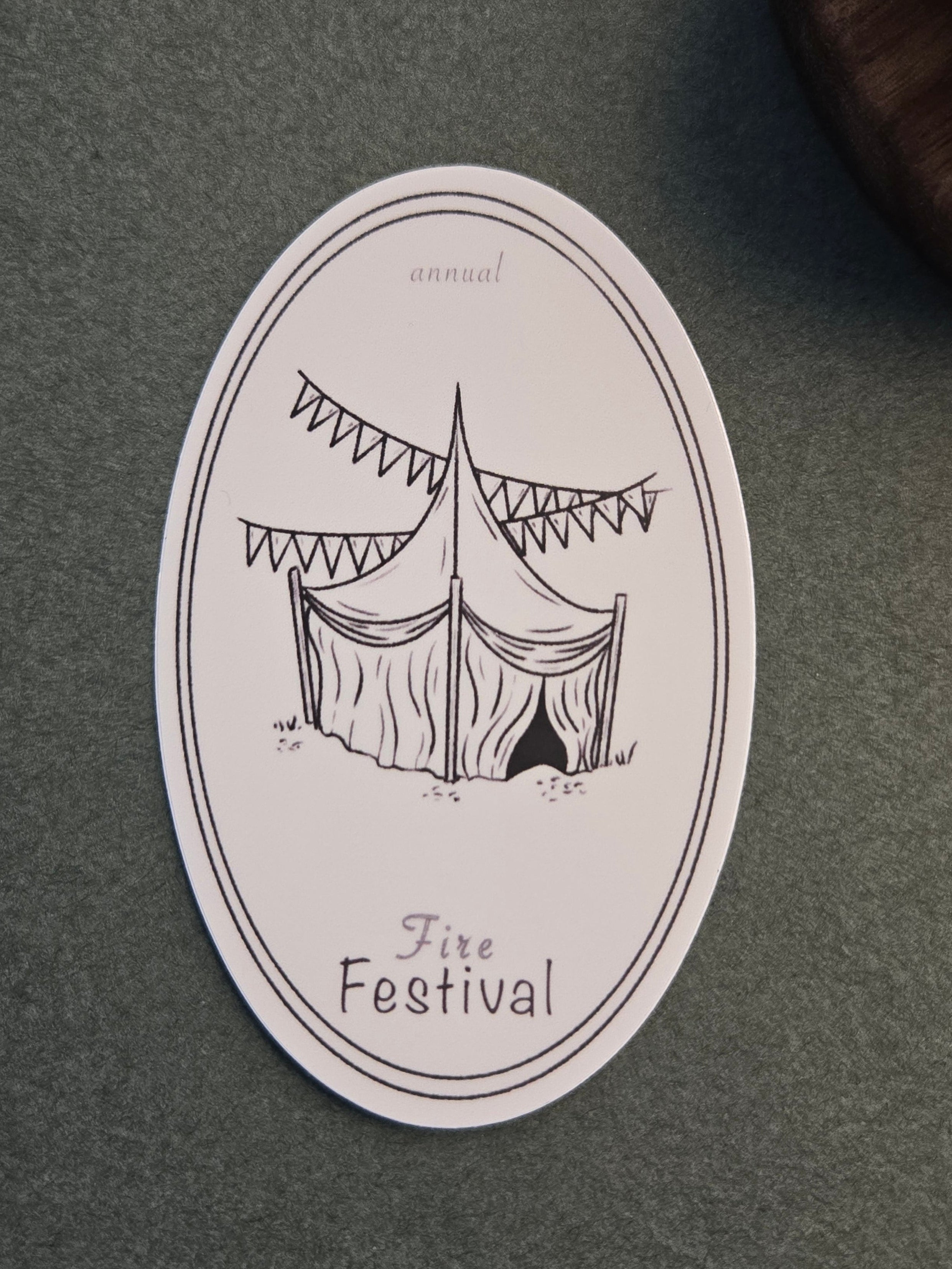 Fire Festival Sticker