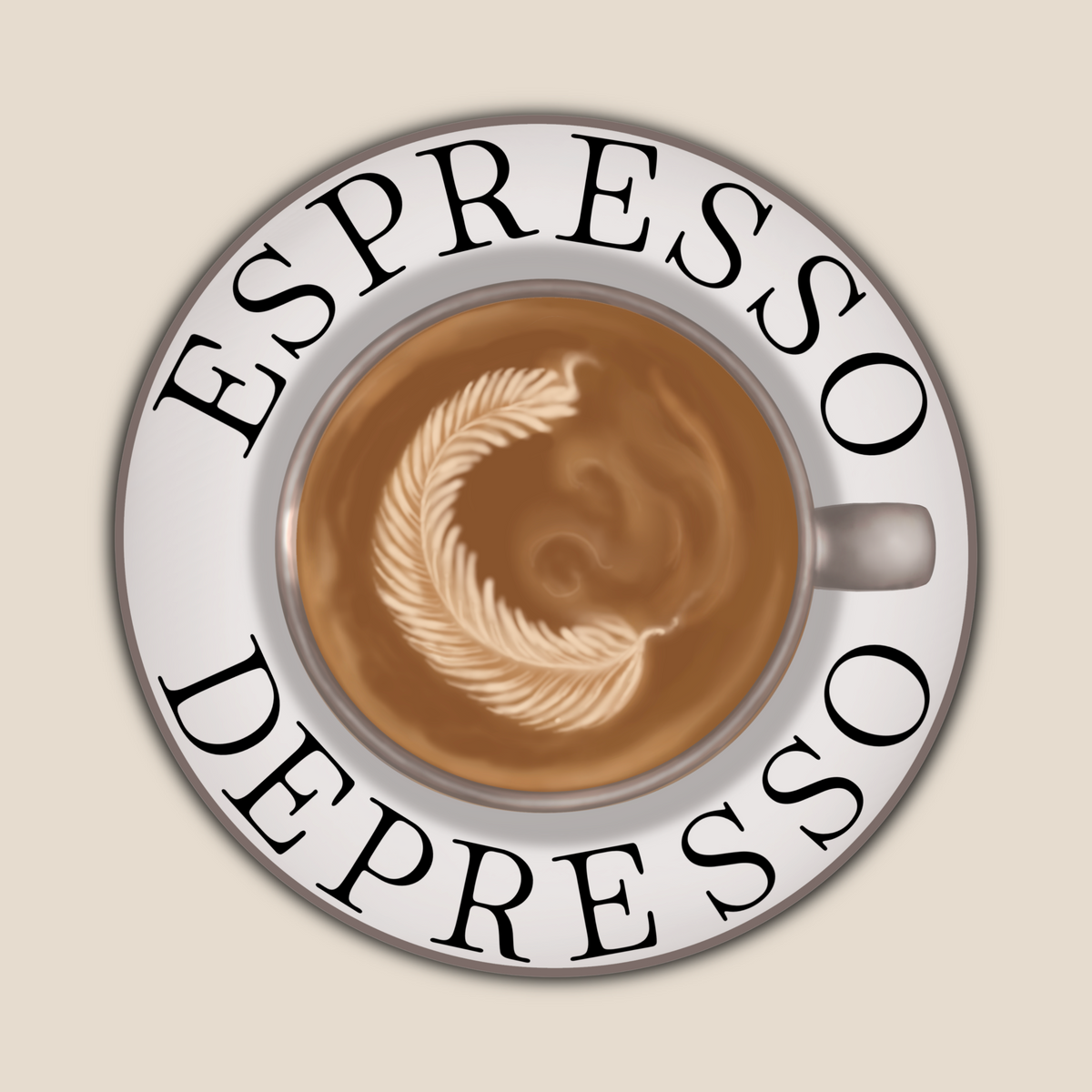 Espresso Depresso Sticker