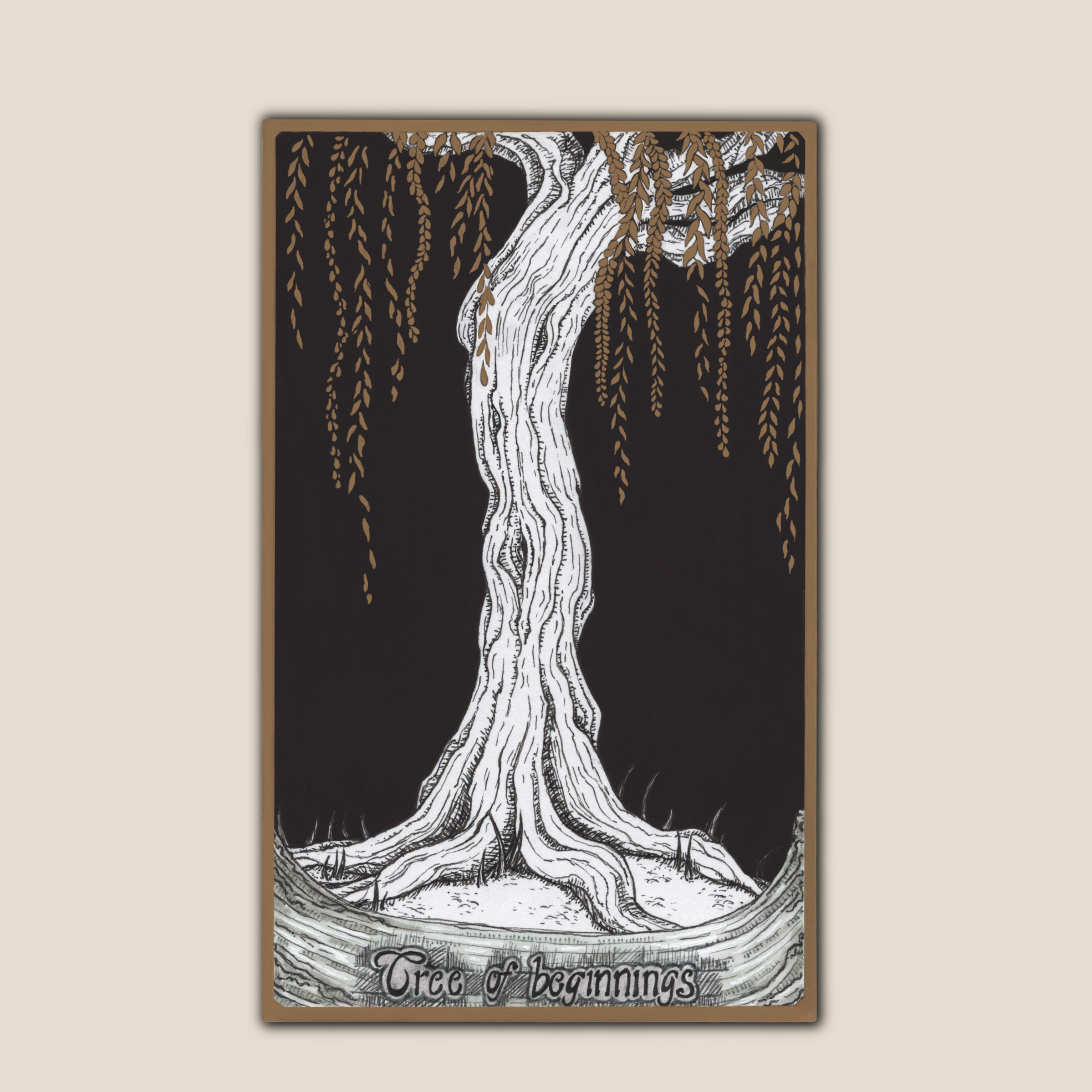 Tree of Beginnings Tarot Card
